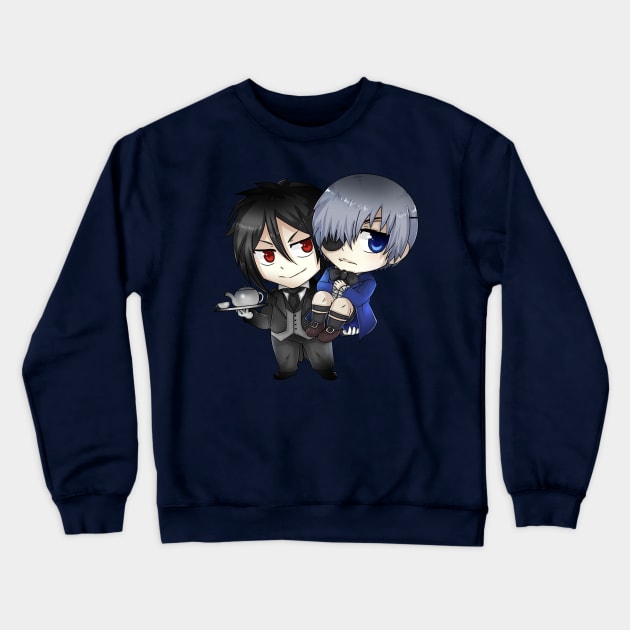 Demon Butler Crewneck Sweatshirt by Yunuyei's Store